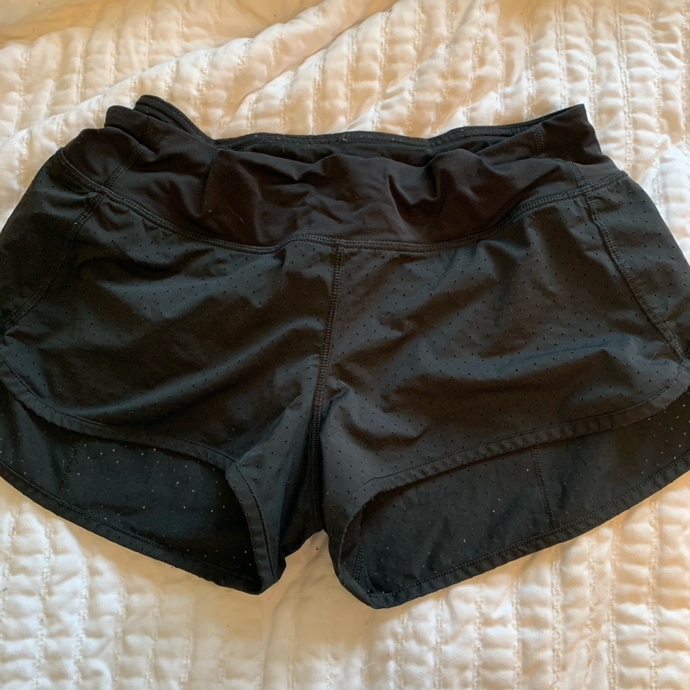 Black lululemon shorts